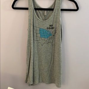 ‘No Coast’ tank top